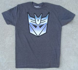 Transformers Decepticon Gray Tee Shirt Mens Sizes NEW 100% Cotton