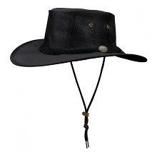 Barmah Australian Canvas Drover Hat 1057 BL   BLack Cowboy Hat 