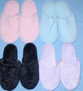 NEW Womans Soft Fleece House Shoes Slippers Size S 5/6   M 7/8  L 9/10 