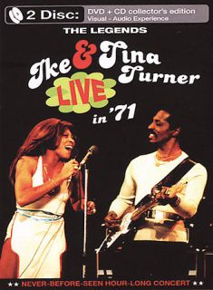 Ike and Tina Turner   Live in 71 DVD, 2004, With Bonus CD