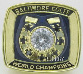 1970 Baltimore Colts Super Bowl V Championship Champion Ring Size 11