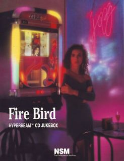 nsm fire bird nos cd jukebox sales flyer brochure 1990