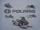 Polaris Snowmobile T Shirt Sled Racing Winter Sports RV Snocross