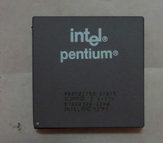   Intel A80502150 Pentium 150MHz Gold Pin Ceramic PGA Processor SY015