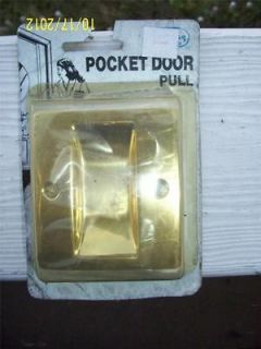 Unused Sterling Hardware Brass Pocket Door Pull, Free US Shipping