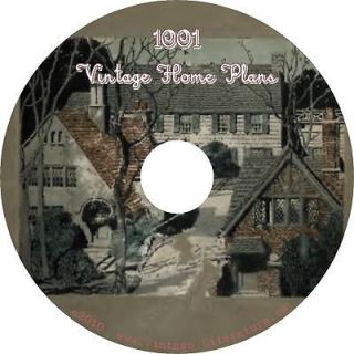1001 House & Home Plans {49 Vintage Books} on DVD ღ 