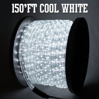   Cool White 2 Wire LED Rope Light Lighting Home Christmas Outdoor 100v