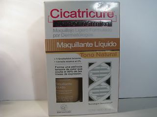 Cicatricure liquid makeup TONO NATURAL 30ml fast shipping  satisfied 
