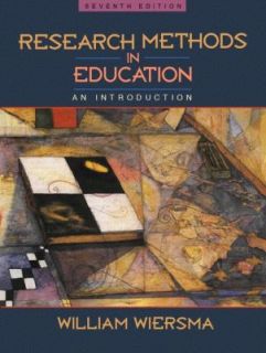Research Methods in Education  An Intro