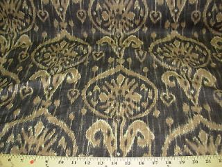 IKAT~P KAUFMANN ~COTTON DRAPERY UPHOLSTERY FABRIC~BTY~FABRIC FOR LESS 