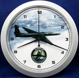 US Air Force U 2 Dragon Lady high altitude recon aircraft Wall Clock 