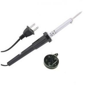 60 Watt Pencil Soldering Iron Insulated Polymer Handle 110V With Stand