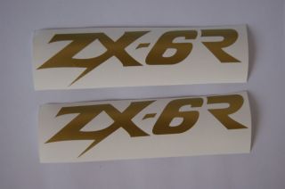 KAWASAKI NINJA ZX6R ZX9R ZX12R ZX14R TANK FAIRING ZX6R stickers x 4 