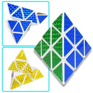 Triangle Pyramid Pyraminx Magic Cube Puzzle Child Speed Game Boy Kids 