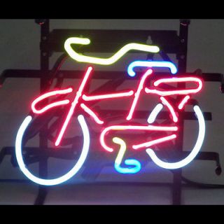 Bicycle bike shop Neon Sign Fat tire Mancave Mountain biking wall or 