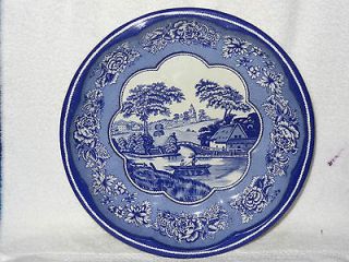 Daher Decorated Ware  Houses By A Stream  Tin Bowl  Made in England 