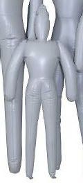 Infant Toddler Gray Inflatable Mannequin Blow Up Halloween Prop 43 