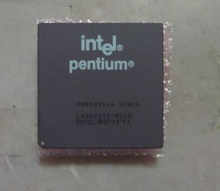 Vintage Intel Pentium A80502166 (166MHz) Gold Ceramic Processor 9293
