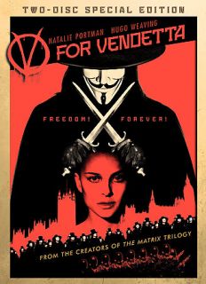 For Vendetta DVD, 2006, 2 Disc Set, Limited Edition