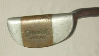 Spalding Jackpot Mallet Putter RH Right Handed 34 3/4 Vintage GOLF 