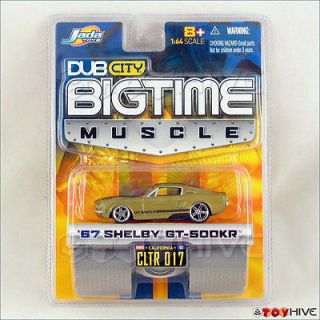 Dub City BigTime Muscle gold 67 Shelby GT 500KR 164 Jada Toys