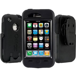 OtterBox Defender Case for iPhone 3g 3gs Black + Clip