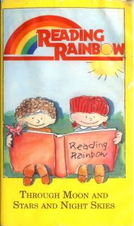 MOON STARS NIGHT SKIES adoption Reading Rainbow VHS Ann Turner PBS TV
