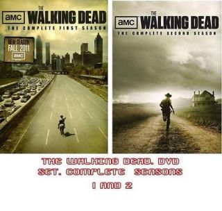 The Walking Dead DVD. COMPLETE SEASONS 1&2. NEW. FAST 