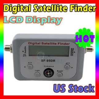 Hot SF 95DR Satellite Signal Finder Tool Meter LCD DIRECTV DISH FTA