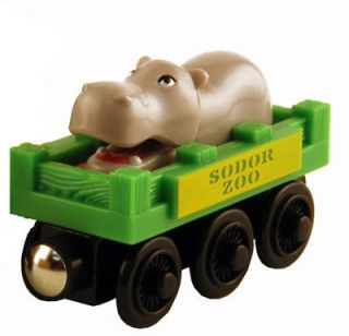 Thomas Tank Engine Train Wooden ZOO HIPPO CAR New