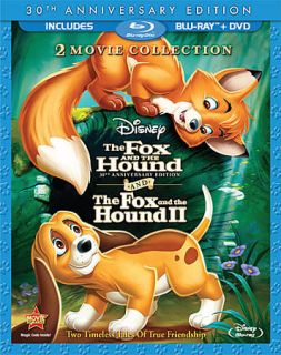 The Fox and the Hound Fox and the Hound II Blu ray DVD, 2011, 3 Disc 