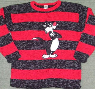 Warner Bros Studio Store Sylvester the Cat Kids Sweater sz Youth L