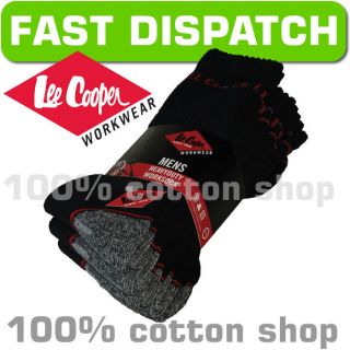 Pair Pack Lee Cooper Work Wear Heavy Duty Socks for Boots Shoes 