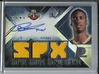 Roy Hibbert 08/09 SPX Autograph Game Used Jersey RC #565/599