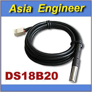 5pcs digital thermal probe or sensor ds18b20 from china time