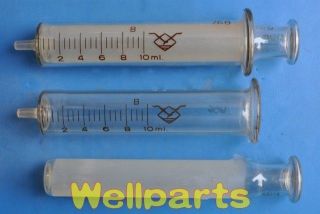 10ml glass syringes glass sampler lab glassware from china time