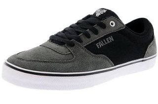 Fallen Skateboarding Shoes Mission Grey Black Men 8 9 New in Box 