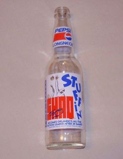 Pepsi Cola LongNeck Shaq Jammin 1993 Collectible Glass Soda Pop 12 oz 