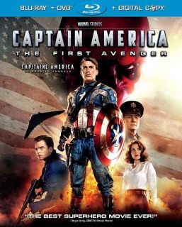 Captain America The First Avenger Blu ray DVD, 2011, Canadian Includes 