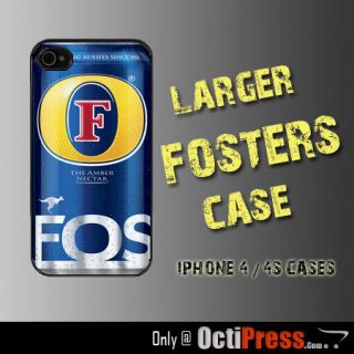 Fosters Larger Can Case Fits IPhone 4 / 4S   Beer Case   Great 