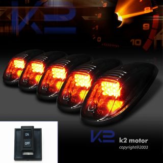   CAB ROOF RUNNING MARKER LIGHTS LAMPS+WIRING KIT (Fits Isuzu Rodeo