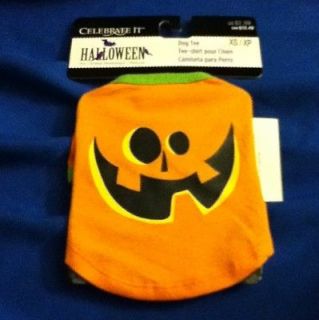   Costume Pumpkin Jack O Lantern Size Xs Great For Dogs Or Cats