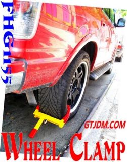 CAR Anti Theft Wheel Lock BOAT Trailer Tires Clamp #A