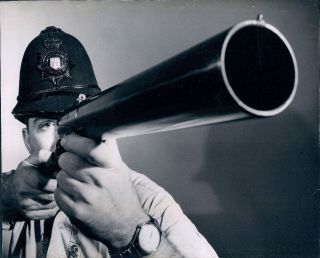 1960 Nat. Police Museum Hall Fame Jerry Arenberg Helmet Riot Gun Wire 