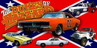   of Hazzard Favorite cars Jeep Cop Car Cooters Truck General Lee Banner