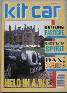 Kit Car 05/1990 featuring Westfiield, Sylva Striker, Lomax, Locust 