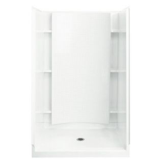 Sterling 77 in H x 48 in W x 36 in D White Shower Unit (48X36)