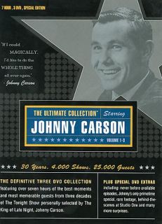 Johnny Carson The Ultimate Collection DVD, 2003, 3 Disc Set