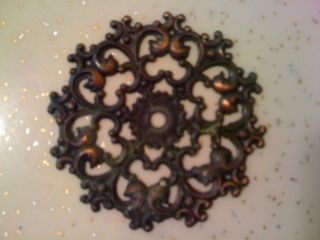   Japanese Pressed Copper Decorative Medallion for Behind Drawer Pull