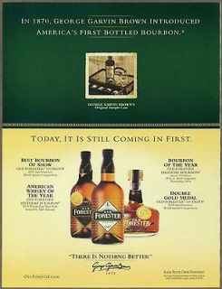 Old Forester Whisky 2005 print ad / magazine advertisement, whiskey
